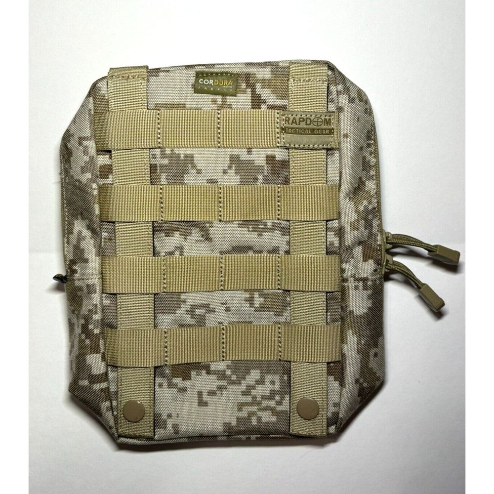 NWOT RAPDOM 10x6 Utility Pouch Vertical Tactical Gear Military T433